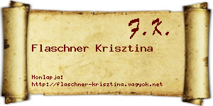 Flaschner Krisztina névjegykártya